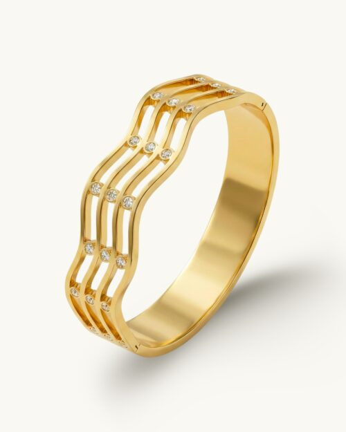 Wave Crystal Bracelet