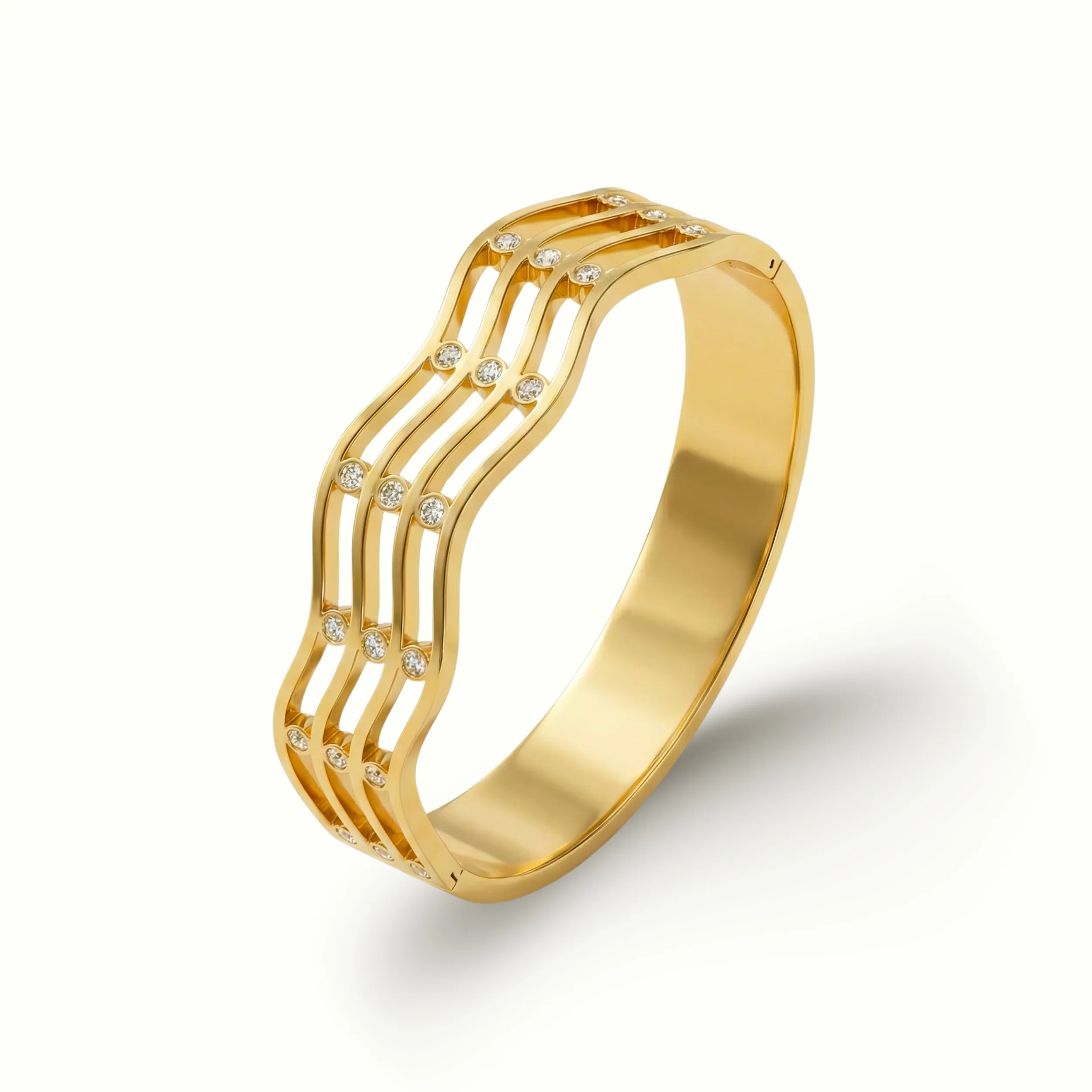 Wave Crystal Bracelet Wave Crystal Bracelet - Image 1