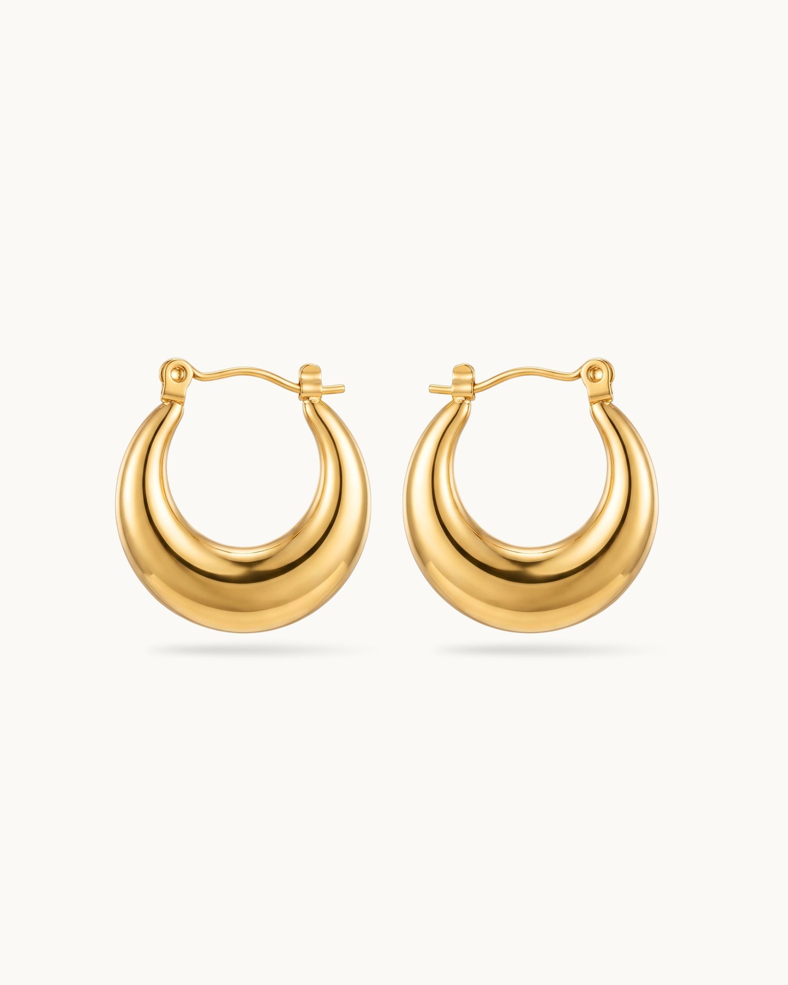 crescent-hoop-earrings Crescent Hoop Earrings - Image 1
