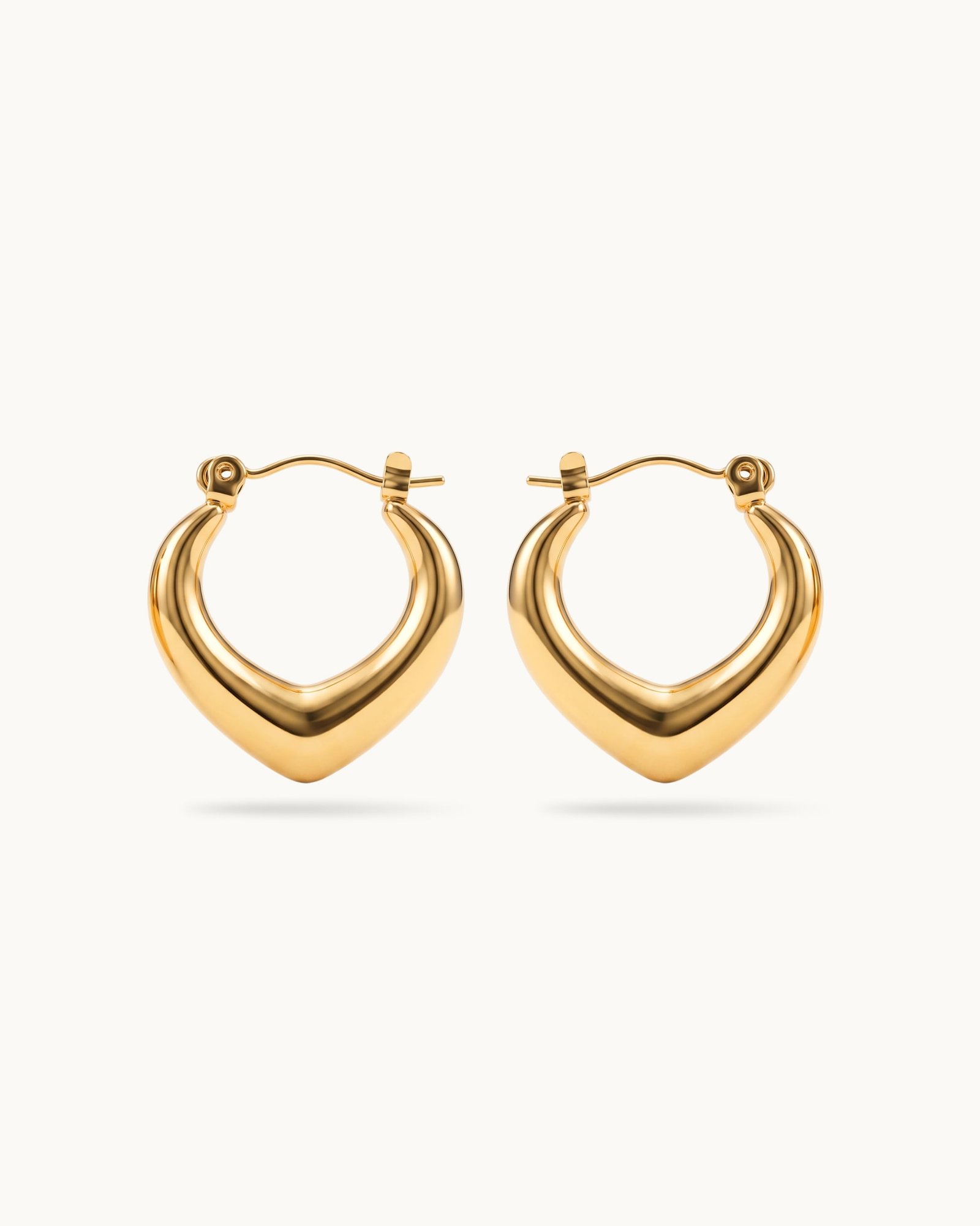 graceful-contour-hoop-earrings Graceful Contour Hoop Earrings - Image 1